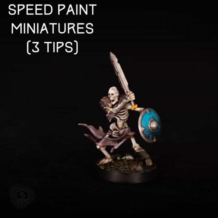 How to Speed Paint Your RPG Miniatures for Beginners